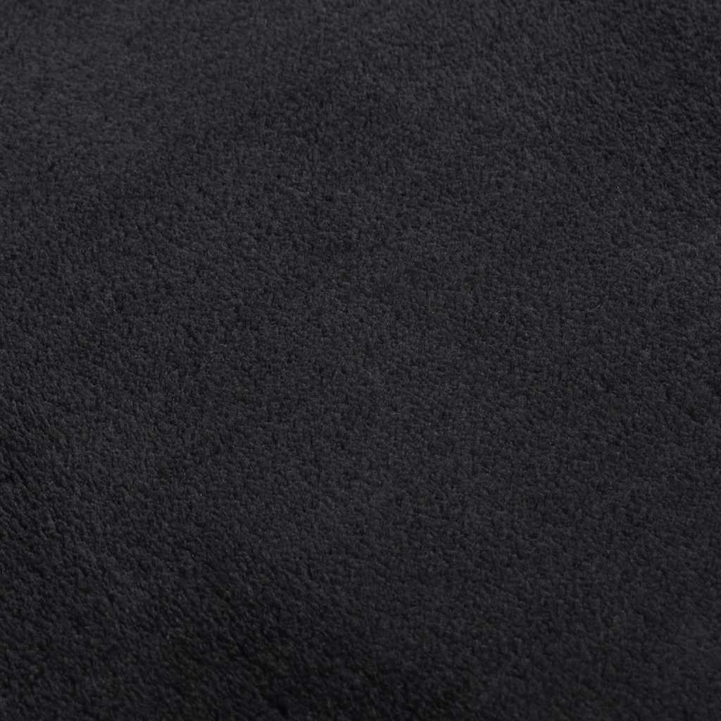 Shaggy Rug Black 8'x11' Polyester