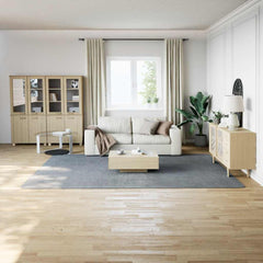 Shaggy Rug Gray 8'x11' Polyester