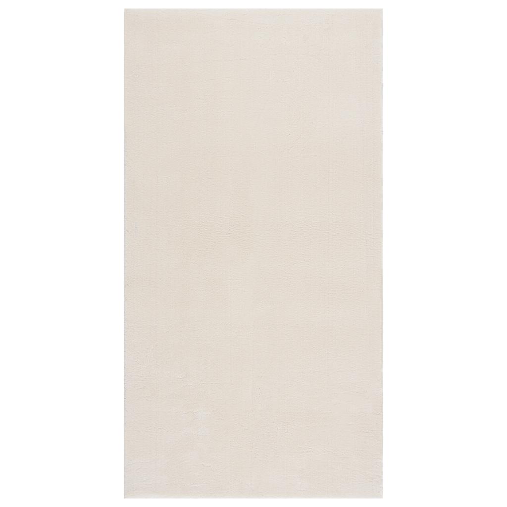 Shaggy Rug Cream White 4'x6' Polyester