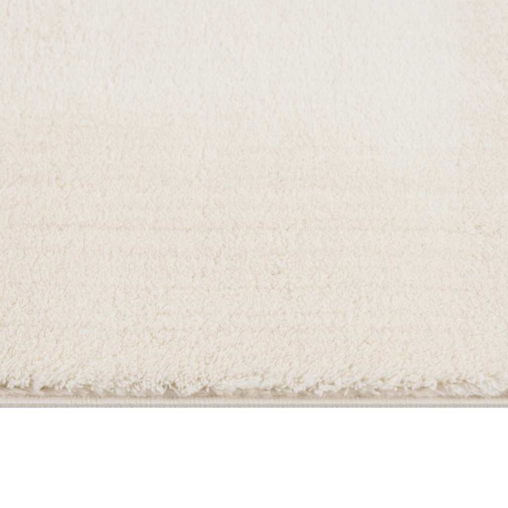 Shaggy Rug Cream White 4'x6' Polyester
