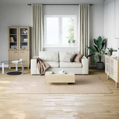 Shaggy Rug Beige 7'x9' Polyester