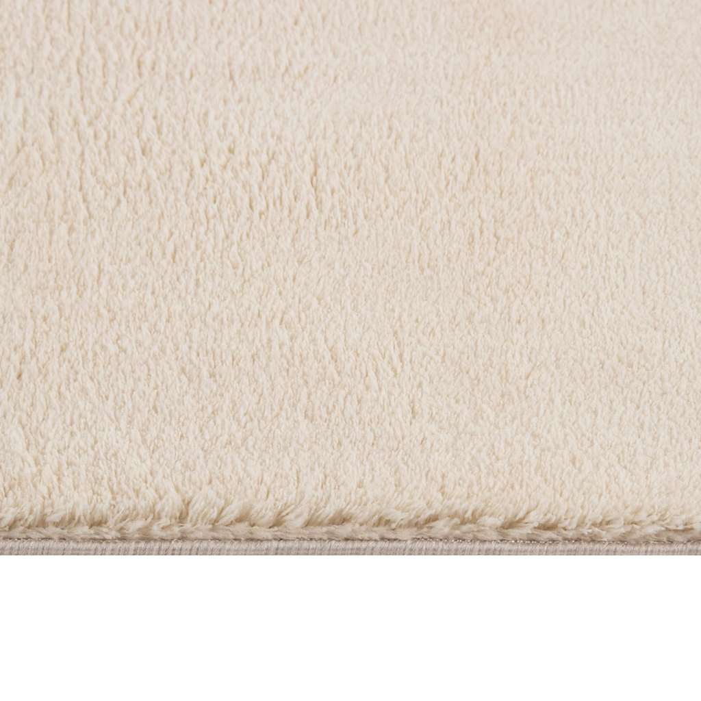 Shaggy Rug Beige 7'x9' Polyester