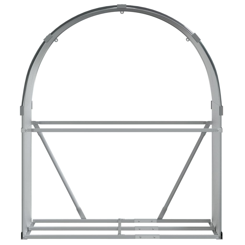 Log Holder Anthracite 47.2x17.7x55.1 Galvanized Steel