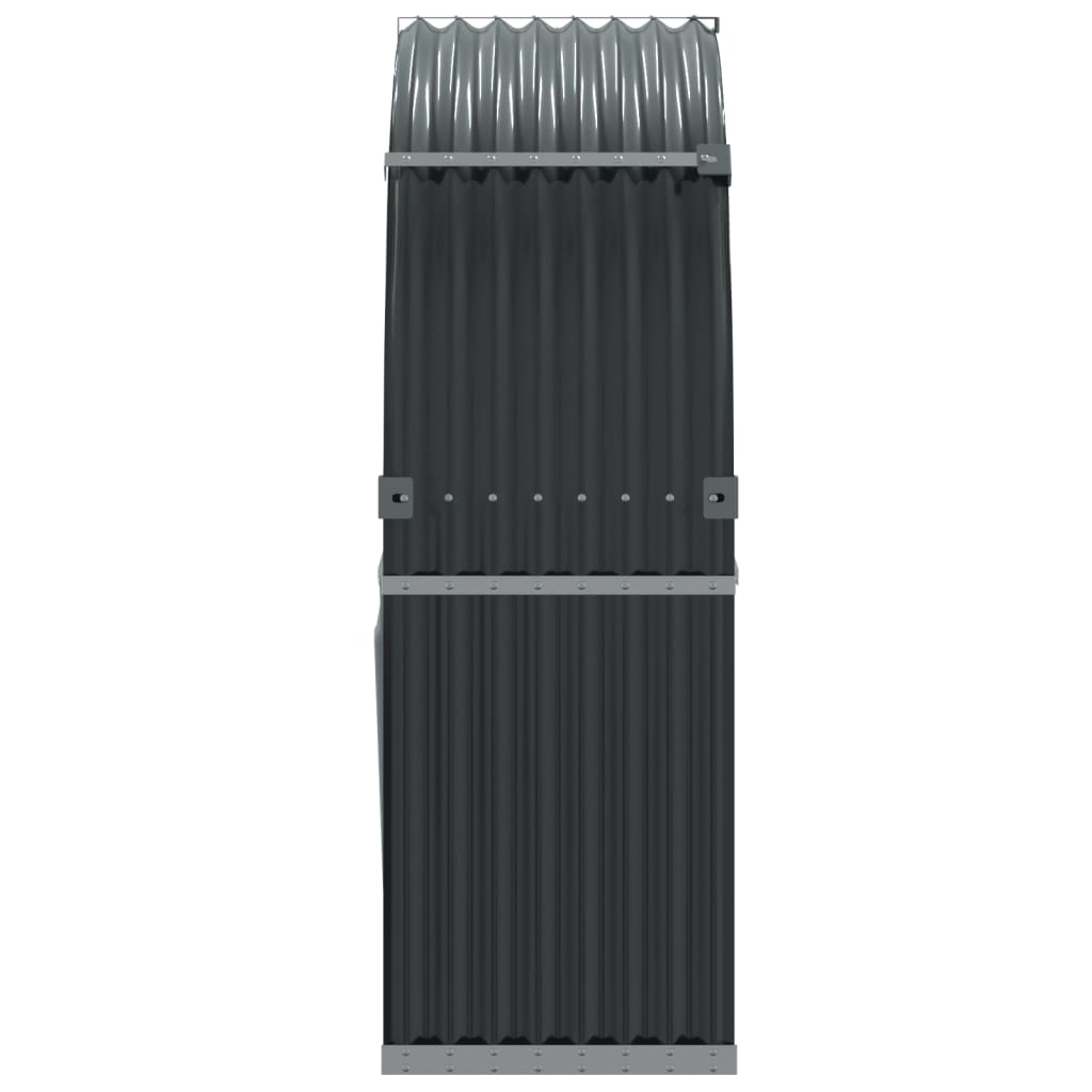 Log Holder Anthracite 47.2x17.7x55.1 Galvanized Steel