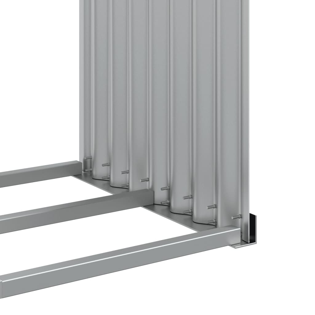 Log Holder Anthracite 47.2x17.7x55.1 Galvanized Steel