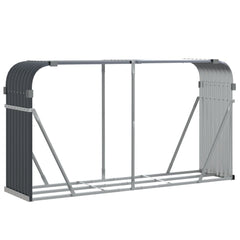 Log Holder Anthracite 70.9x17.7x39.4 Galvanized Steel