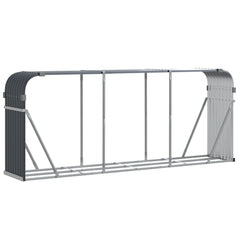 Log Holder Anthracite 92.1x17.7x39.4 Galvanized Steel