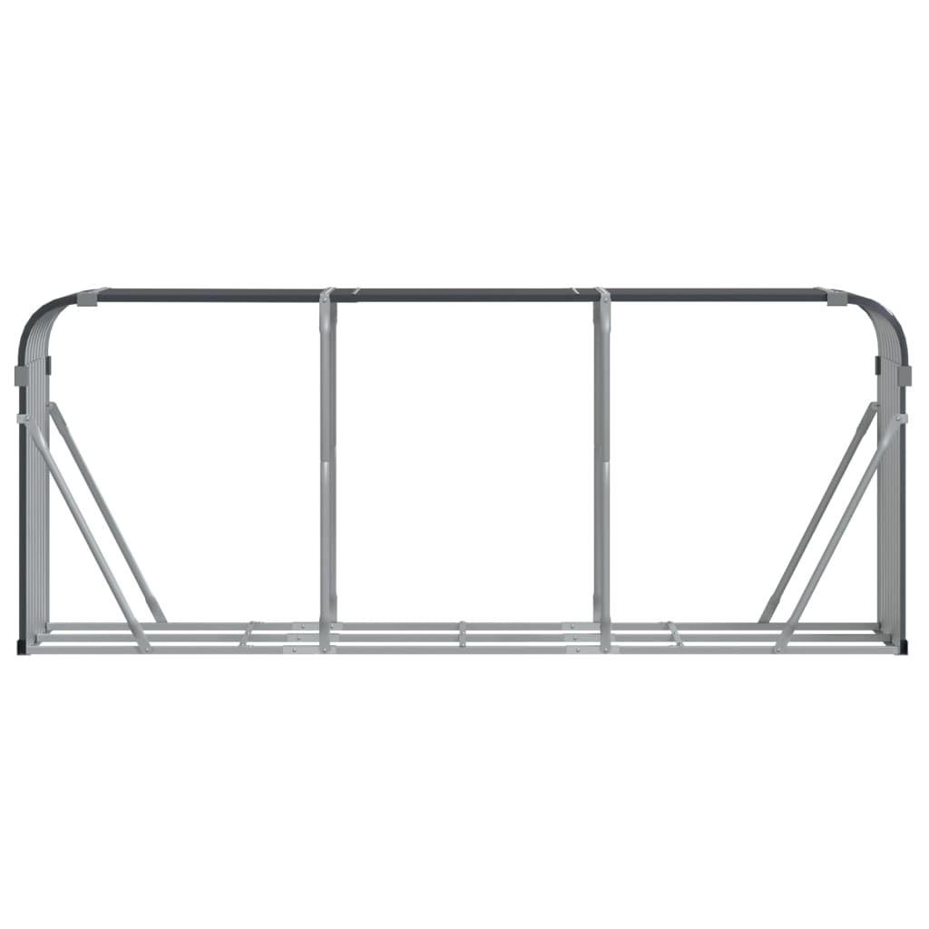 Log Holder Anthracite 92.1x17.7x39.4 Galvanized Steel