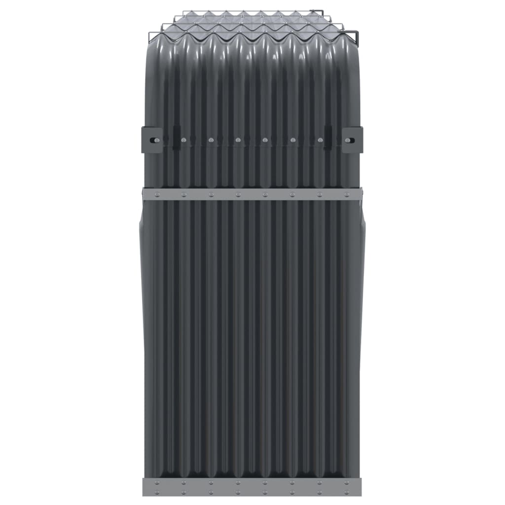 Log Holder Anthracite 92.1x17.7x39.4 Galvanized Steel