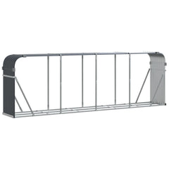Log Holder Anthracite 118.1x17.7x39.4 Galvanized Steel