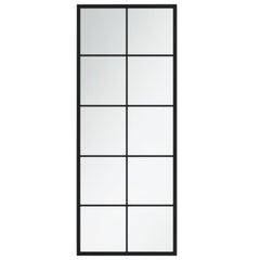 Wall Mirrors 2 pcs Black 39.4x15.7 Metal