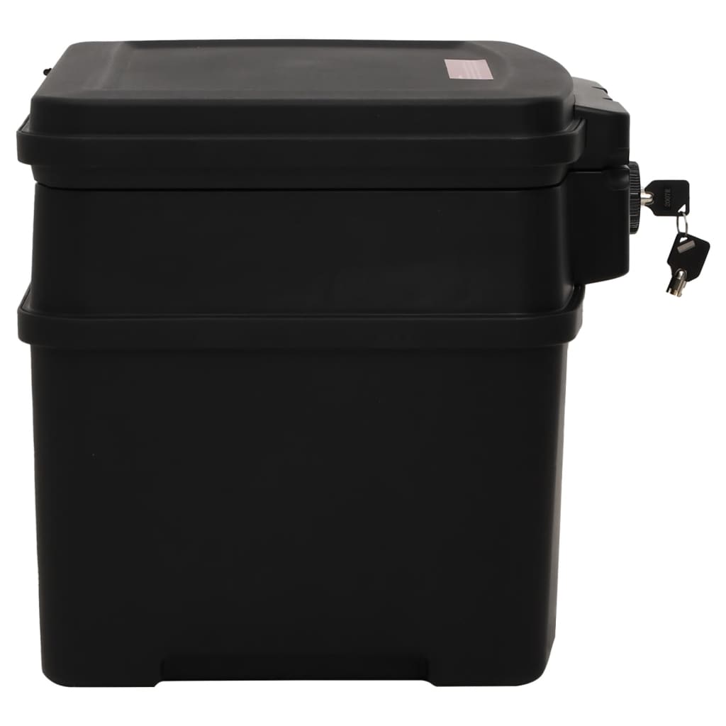 Safe Box Black 17.3x14.6x13.4