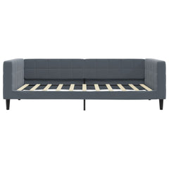 Day Bed without Mattress Dark Gray 39.4x74.8 Velvet