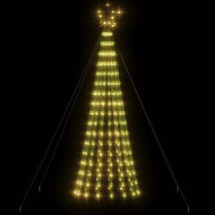 LED Christmas Tree Warm white, dark green PVC, Copper, Iron