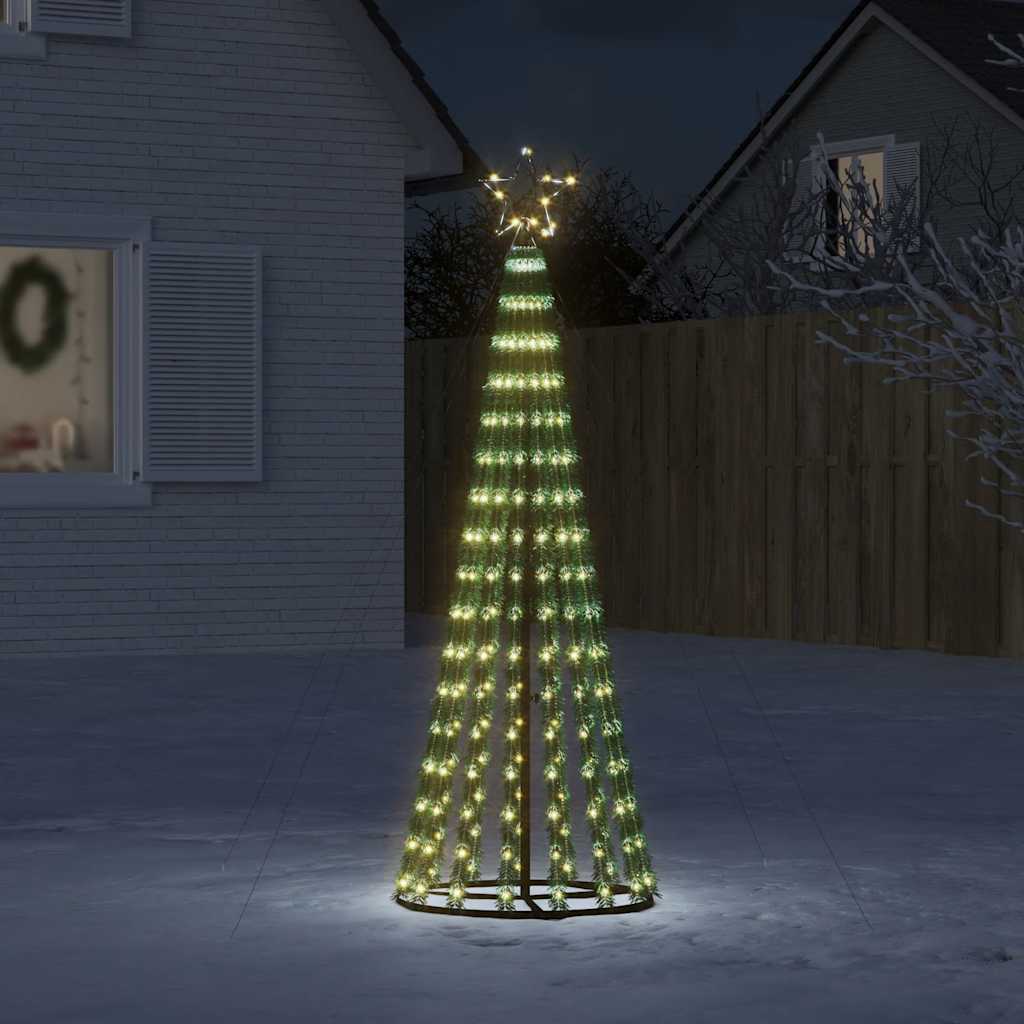 LED Christmas Tree Warm white, dark green PVC, Copper, Iron