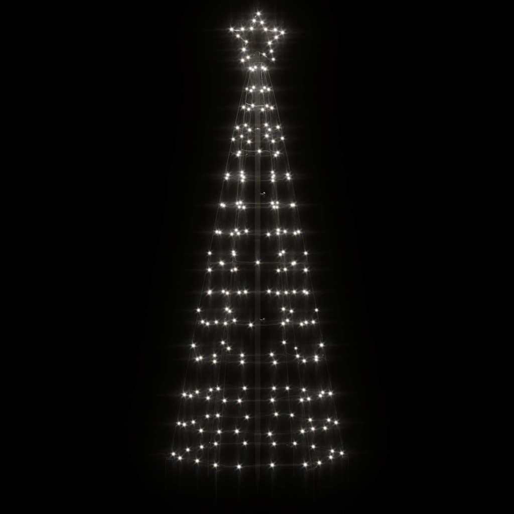 LED Christmas Tree with Spikes 220 LEDs Cold White 70.9
