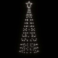 LED Christmas Tree with Spikes 220 LEDs Cold White 70.9