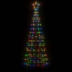 LED Christmas Tree with Spikes 220 LEDs Colorful 70.9