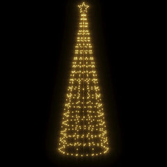 A 118.1" LED Christmas tree with 570 warm white lights and a sturdy metal stand.