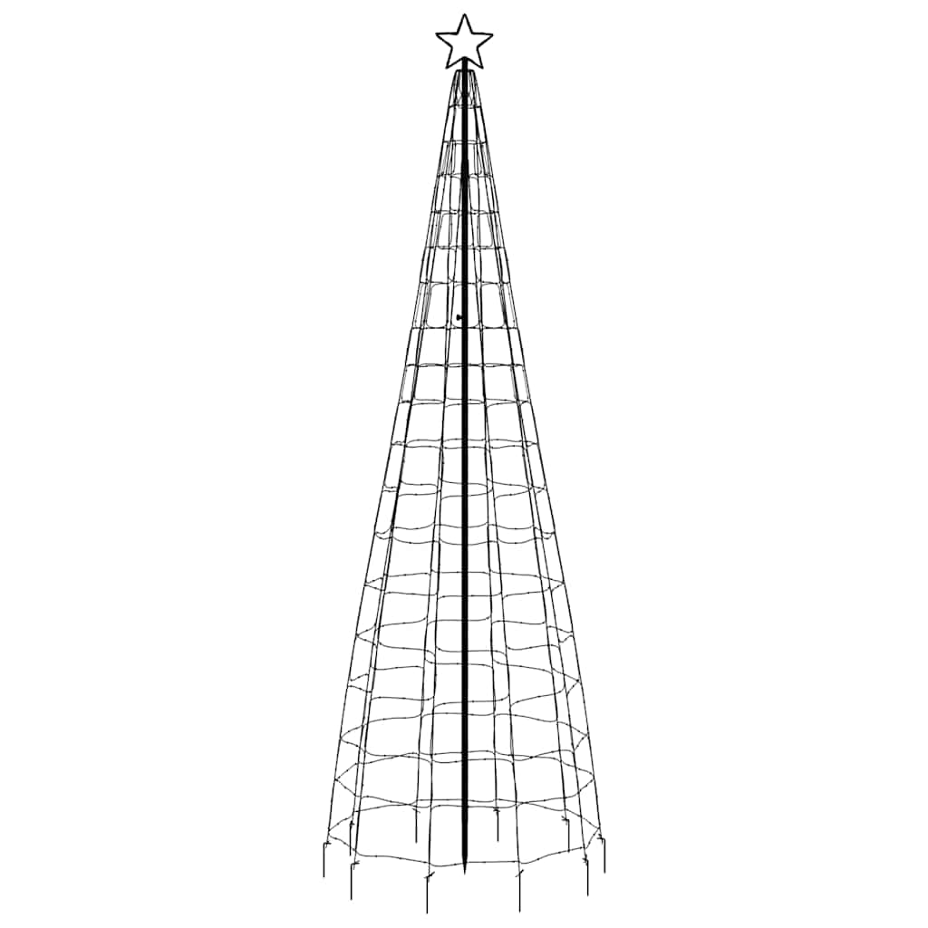 A 118.1" LED Christmas tree with 570 warm white lights and a sturdy metal stand.