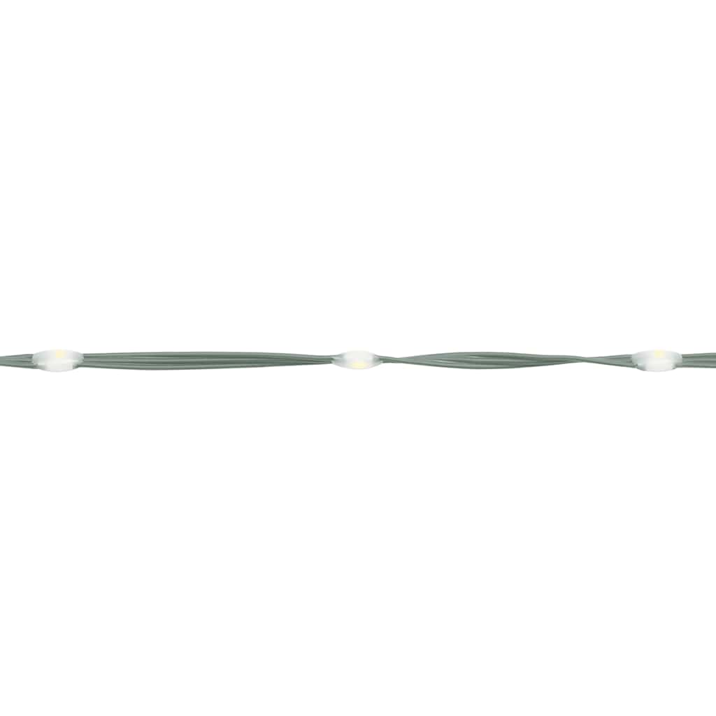118.1" LED Christmas tree with 570 warm white lights and sturdy metal stand for outdoor use.
