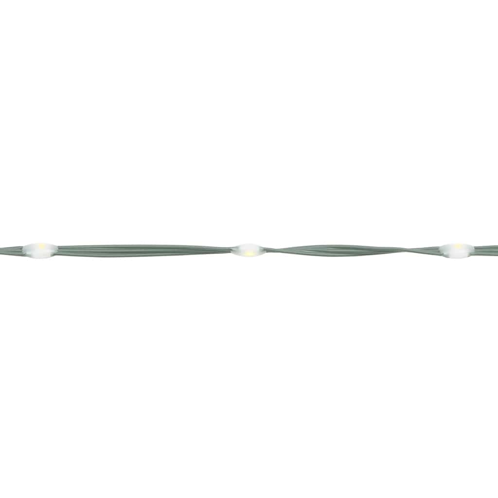 Bostome LED Christmas Tree with 1554 warm white lights and a sturdy metal stand for outdoor use.