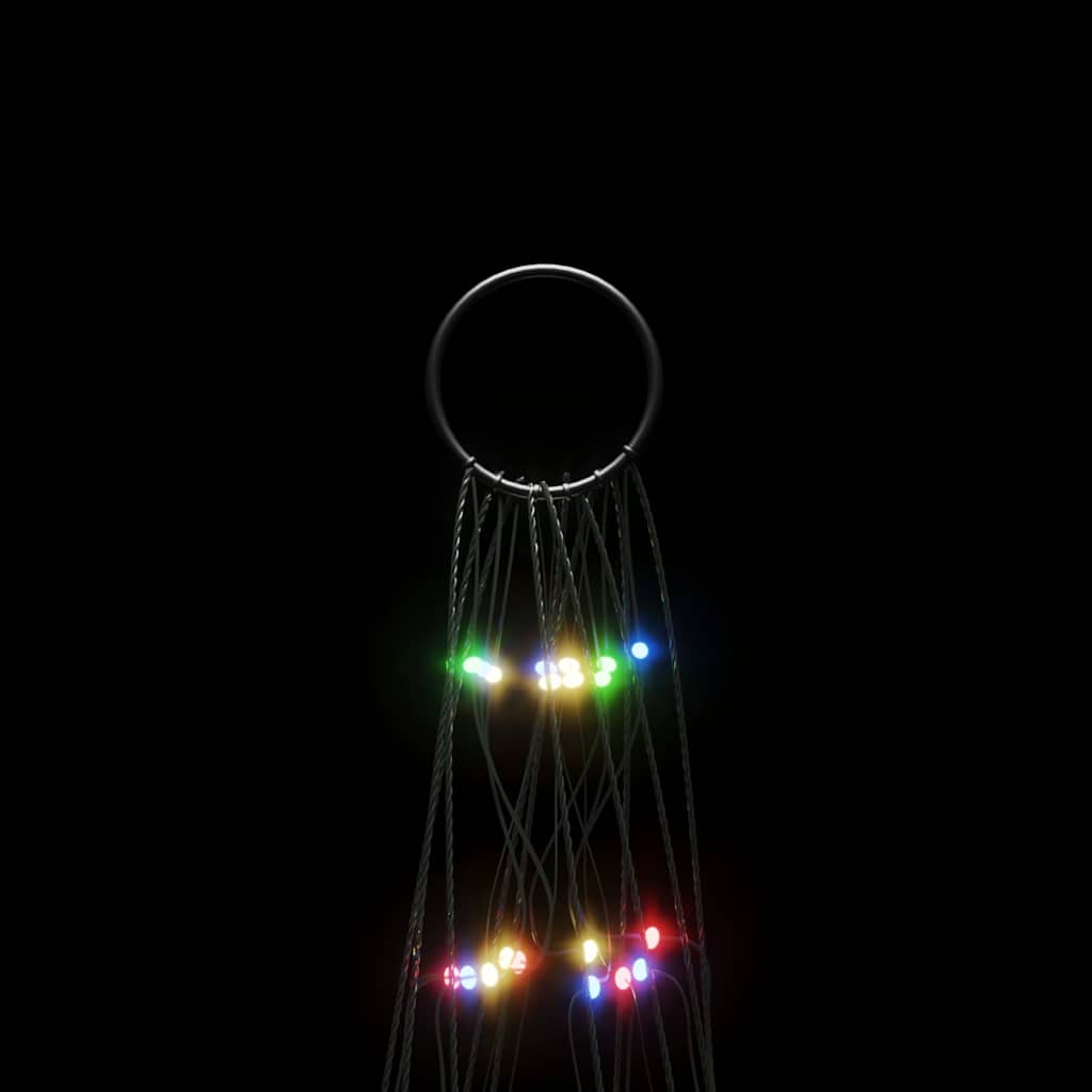 570 colorful LEDs illuminate a 118.1-inch tall LED Christmas tree.