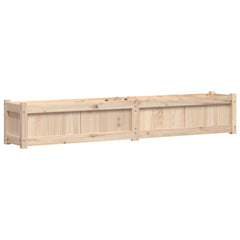 Garden Planter Natural wood Solid pine wood Large
