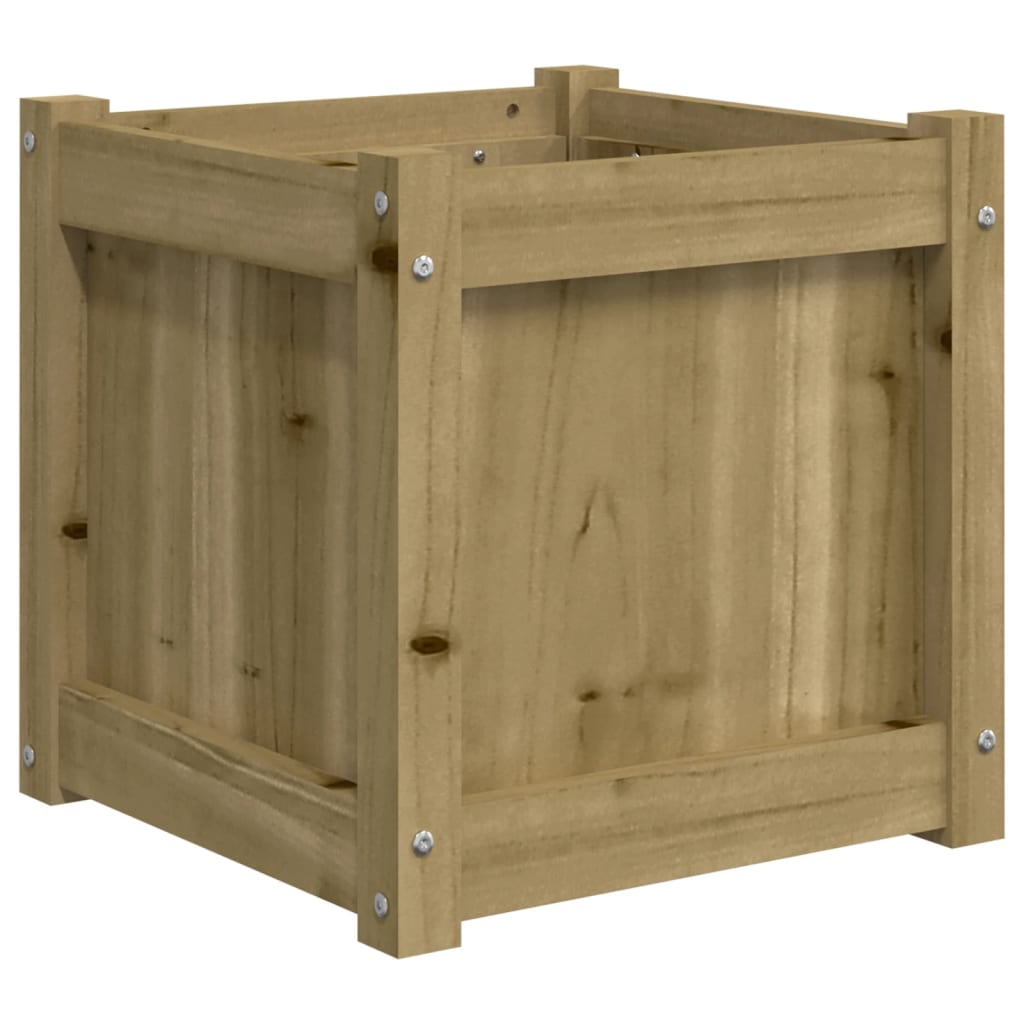 Garden Planters 2 pcs Impregnated Wood Pine