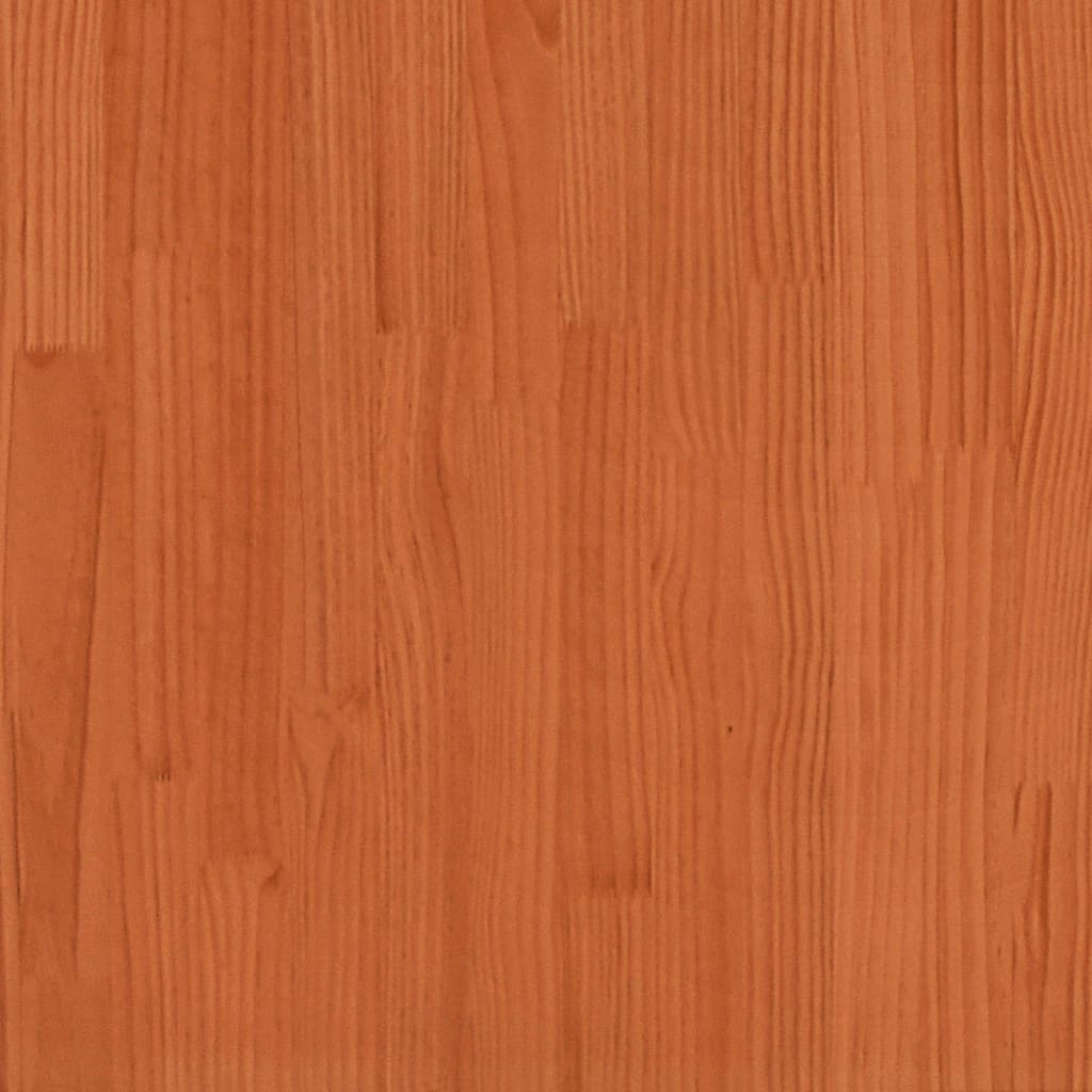 Garden Planter Wax Brown 19.7x19.7x19.7 Solid Wood Pine