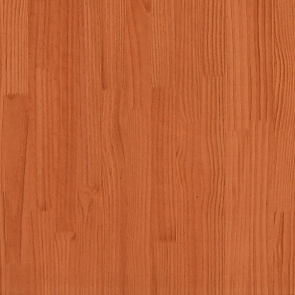 Garden Planter Wax Brown 70.9x19.7x19.7 Solid Wood Pine