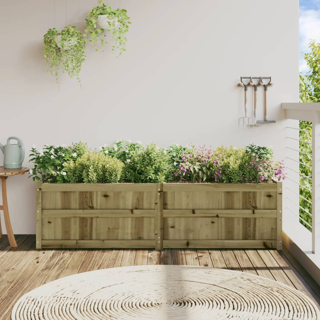 Garden Planter 70.9 x 19.7 x 19.7 Impregnated Wood Pine
