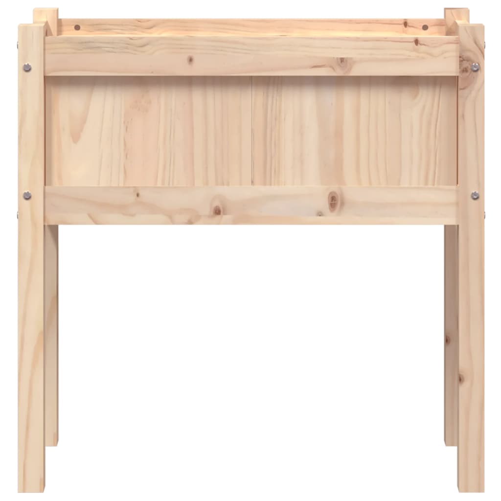 Garden Planter with Legs 27.6x12.2x27.6 Solid Wood Pine