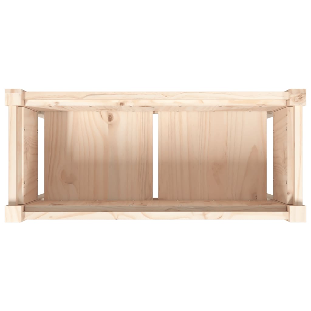 Garden Planter with Legs 27.6x12.2x27.6 Solid Wood Pine