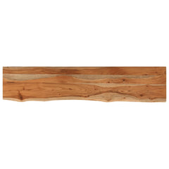 Table Top Natural wood Solid Acacia wood 55.1 x 11.8 x 1.5 in