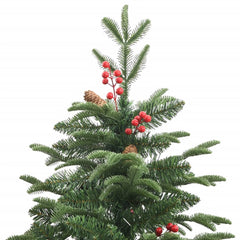 Artificial Hinged Christmas Tree with Cones and Berries 82.7