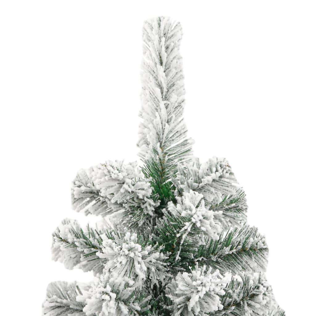 Artificial Hinged Christmas Tree with Flocked Snow 70.9