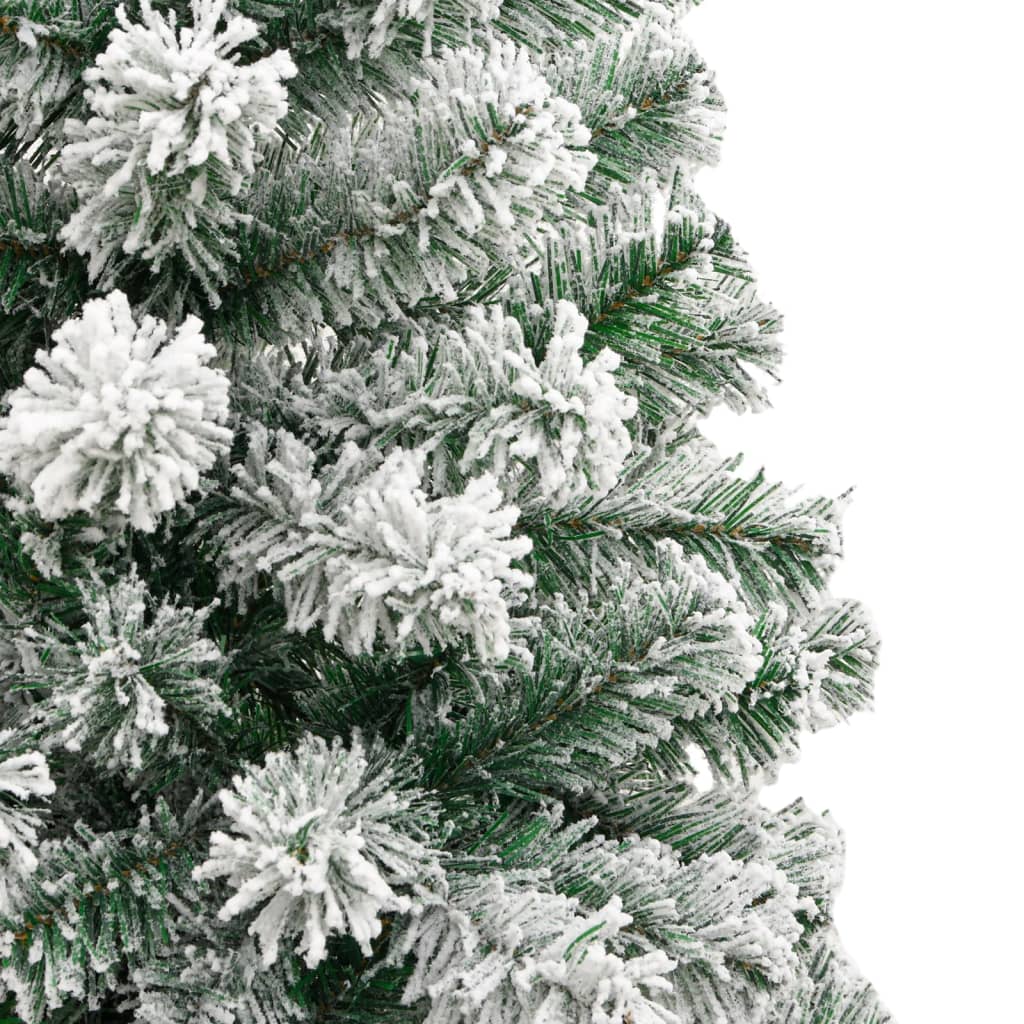 Artificial Hinged Christmas Tree with Flocked Snow 70.9