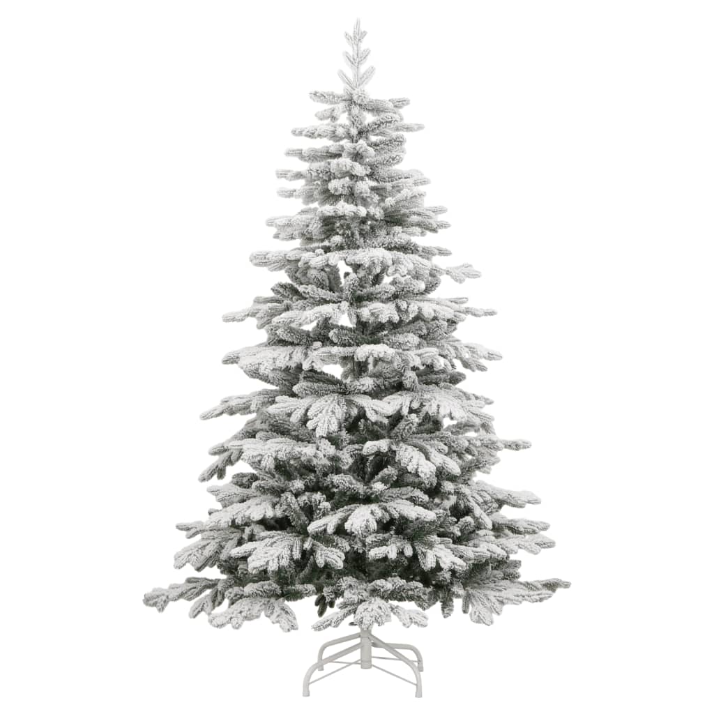 Artificial Hinged Christmas Tree with Flocked Snow 70.9