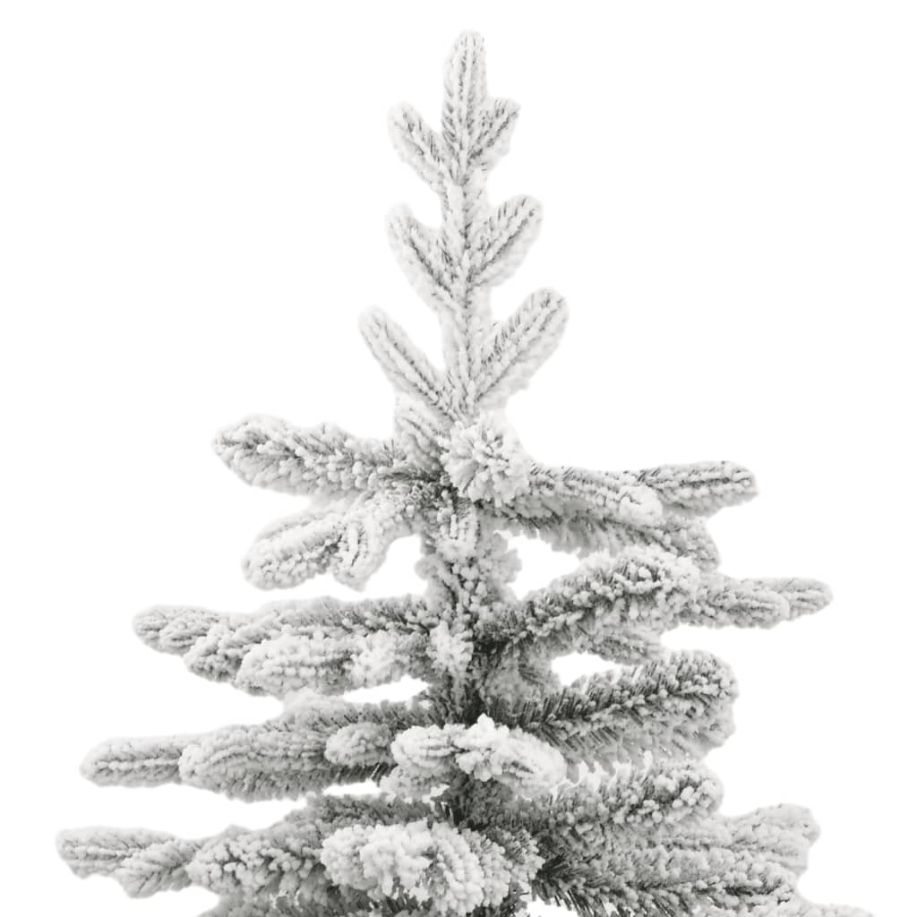 Artificial Hinged Christmas Tree with Flocked Snow 70.9