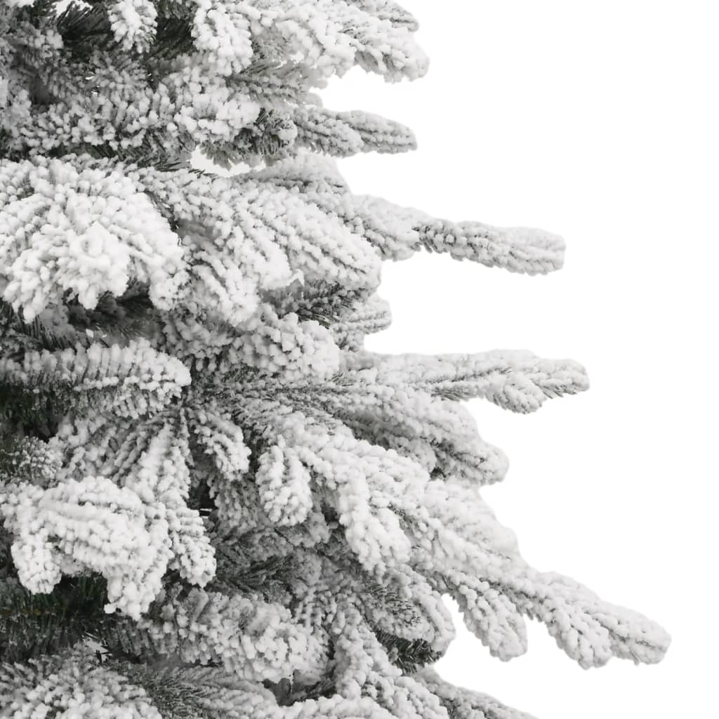 Artificial Hinged Christmas Tree with Flocked Snow 70.9