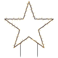 Christmas Light Decoration with Spikes Star 80 LEDs 23.6