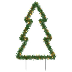 Christmas Light Decoration with Spikes Tree 80 LEDs 23.6