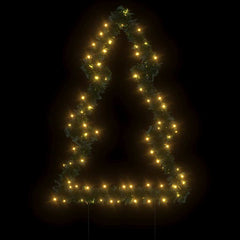 Christmas Light Decoration with Spikes Tree 80 LEDs 23.6