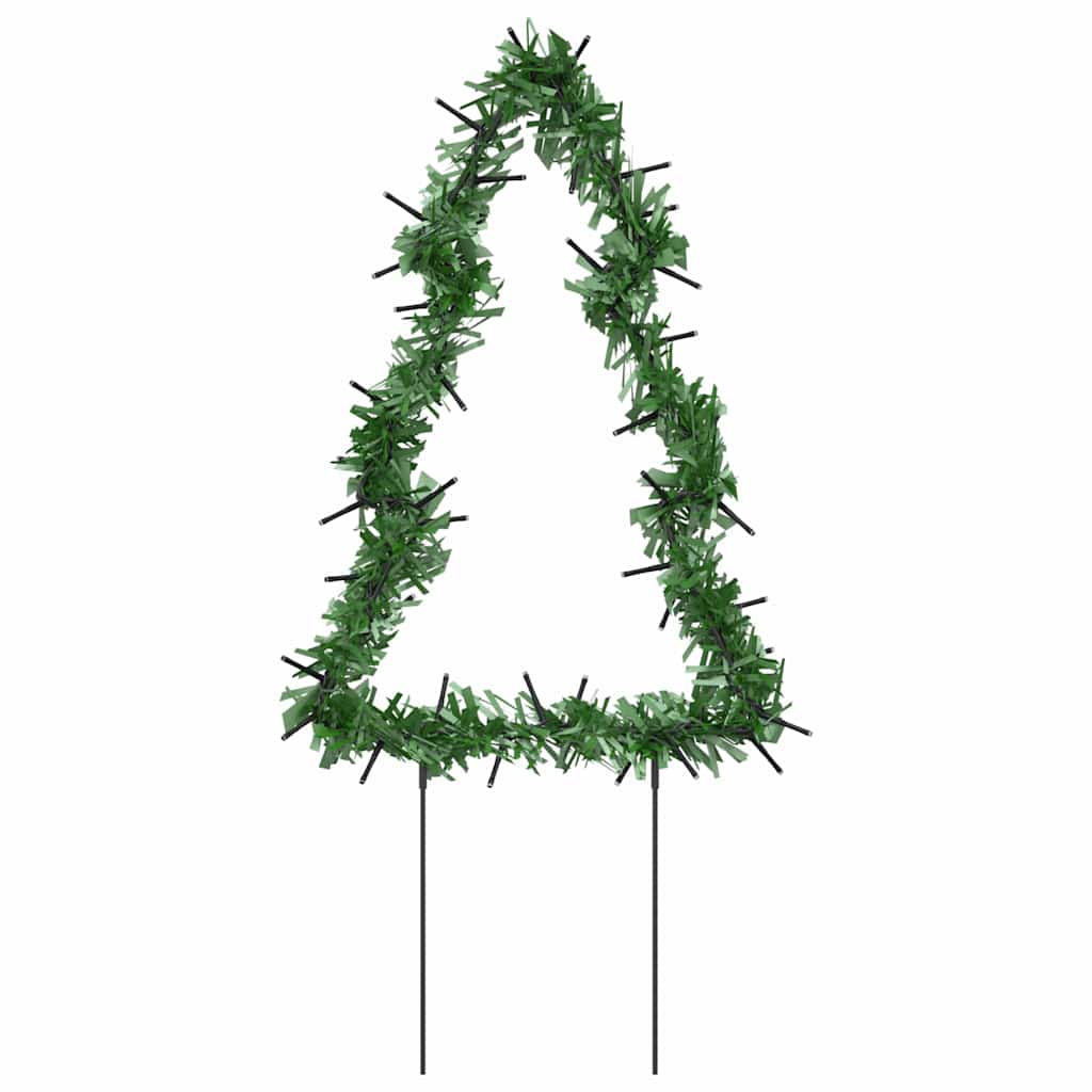 Christmas Light Decorations with Spikes 3 pcs Tree 50 LEDs 11.8