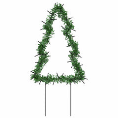 Christmas Light Decorations with Spikes 3 pcs Tree 50 LEDs 11.8