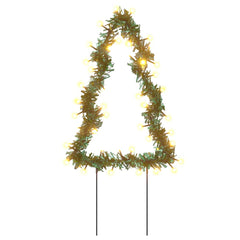 Christmas Light Decorations with Spikes 3 pcs Tree 50 LEDs 11.8