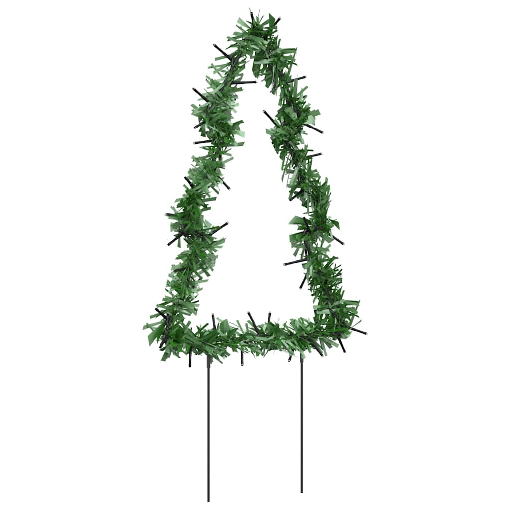 Christmas Light Decorations with Spikes 3 pcs Tree 50 LEDs 11.8