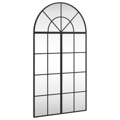 Wall Mirror Black 23.6x43.3 Arch Iron