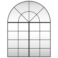 Wall Mirror Black Glass, Powder-coated iron 39.4 x 51.2 in Mirror
